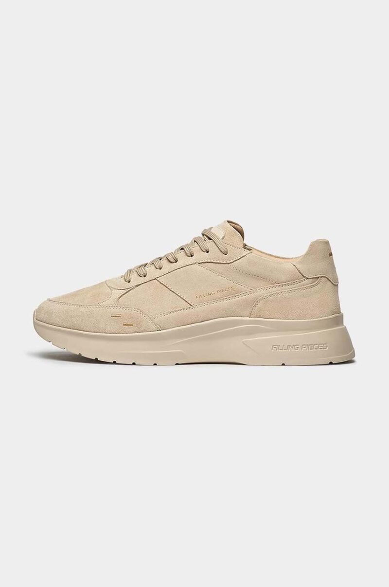 Filling Pieces sneakers din piele întoarsă Jet Runner Suede culoarea bej