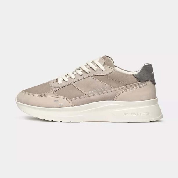 Filling Pieces sneakers din piele întoarsă Jet Runner culoarea gri