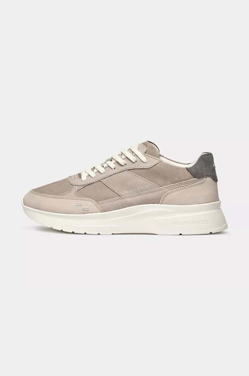 Filling Pieces sneakers din piele întoarsă Jet Runner culoarea gri