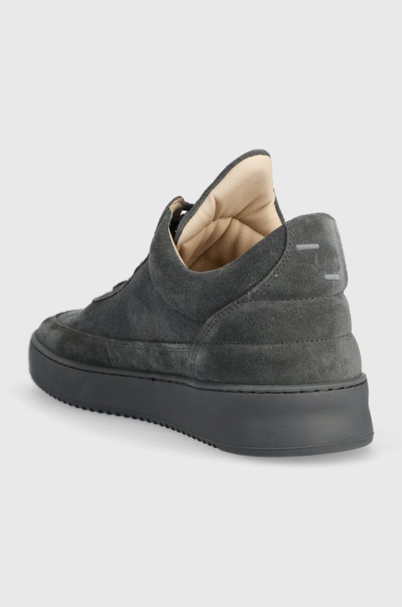 Filling Pieces sneakers din piele întoarsă Low top Suede culoarea gri preţ