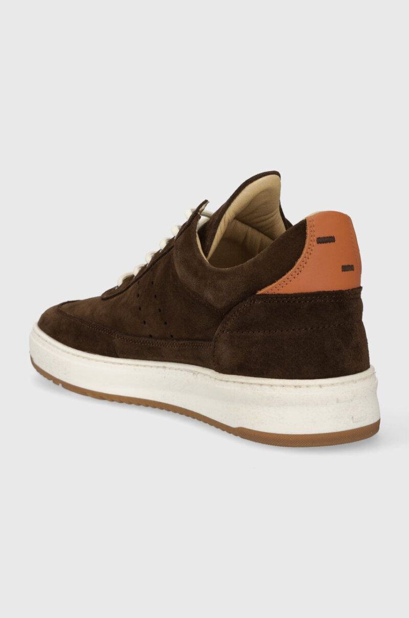 Filling Pieces sneakers din piele întoarsă Low top Suede culoarea maro preţ