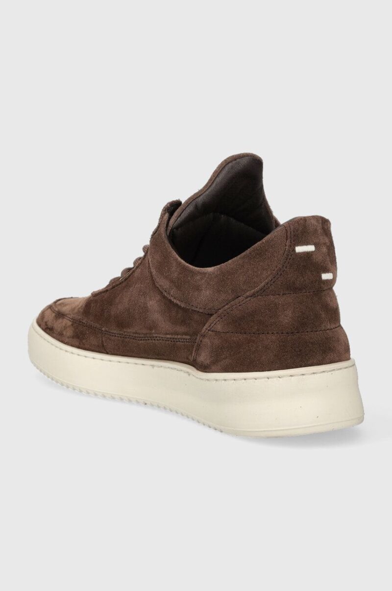 Filling Pieces sneakers din piele întoarsă Low top Suede culoarea maro preţ