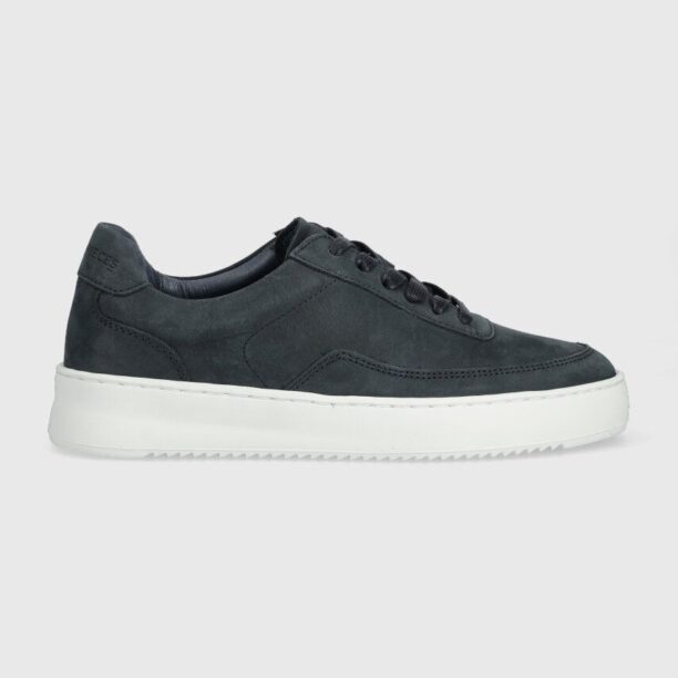 Filling Pieces sneakers din piele întoarsă Mondo 2.0 Ripple Nubuck culoarea bleumarin