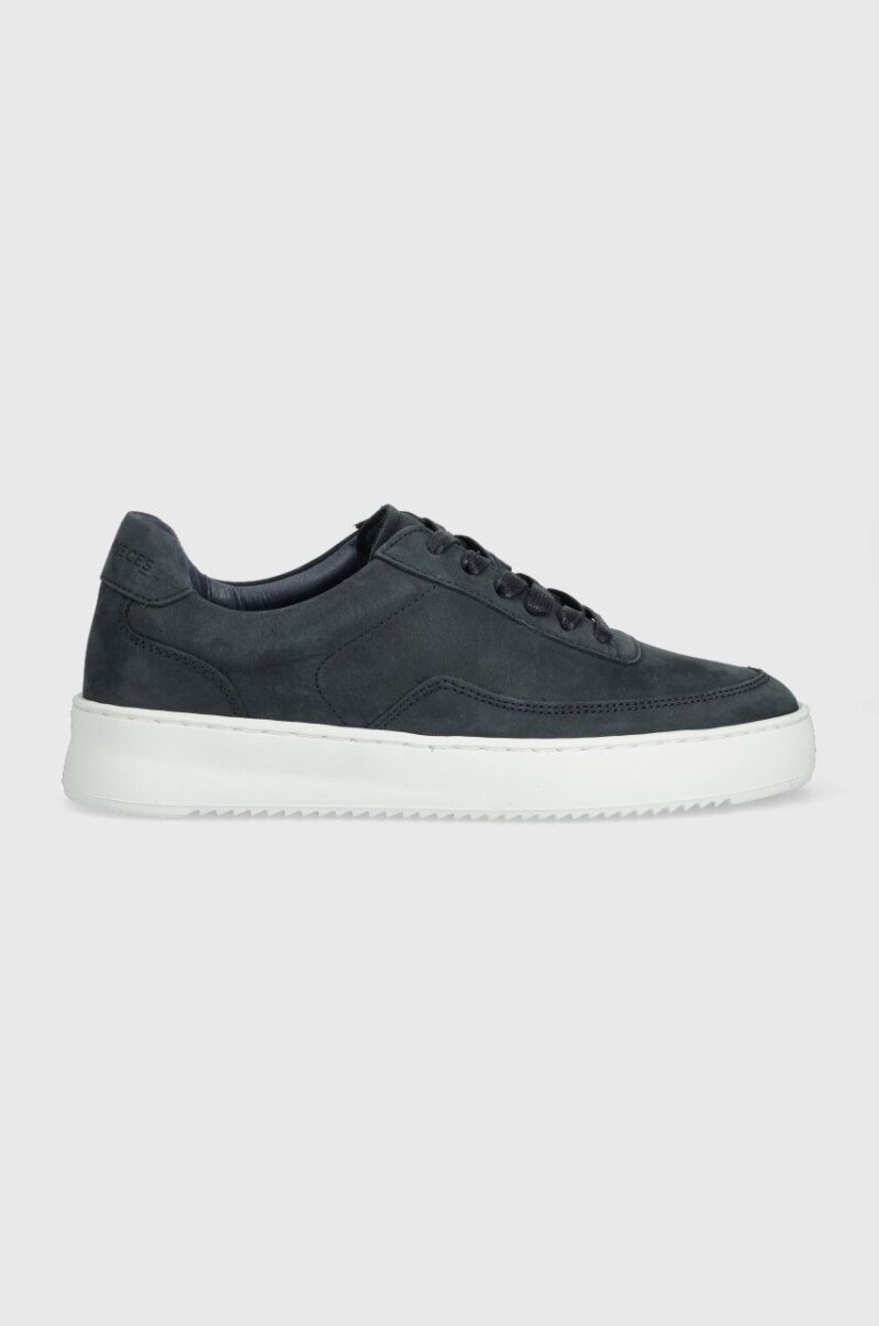 Filling Pieces sneakers din piele întoarsă Mondo 2.0 Ripple Nubuck culoarea bleumarin