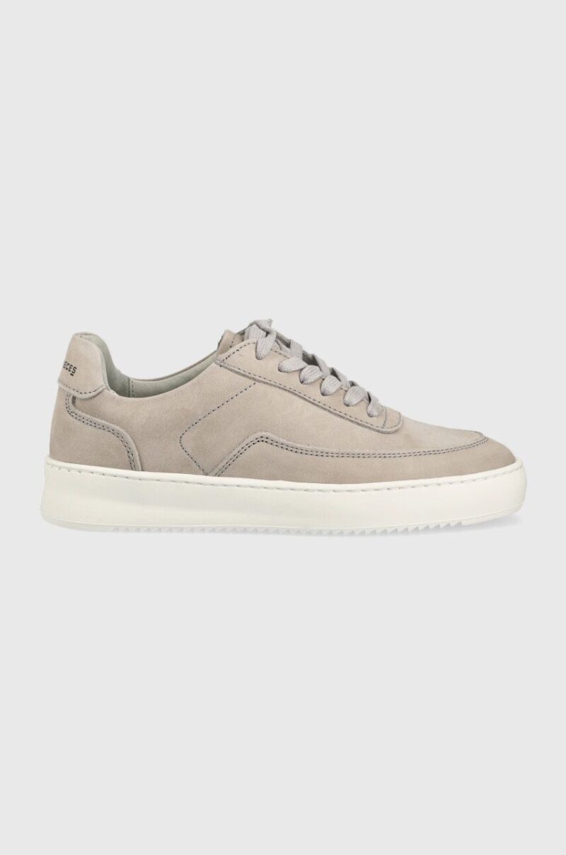 Filling Pieces sneakers din piele întoarsă Mondo 2.0 Ripple Nubuck culoarea gri