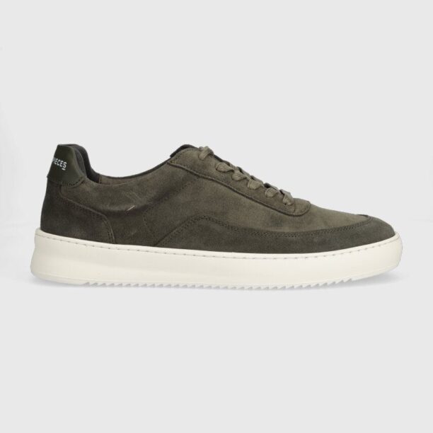 Filling Pieces sneakers din piele întoarsă Mondo Suede culoarea verde