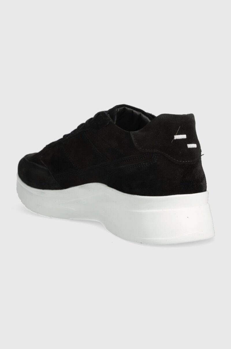 Filling Pieces sneakers din piele întoarsă culoarea negru preţ