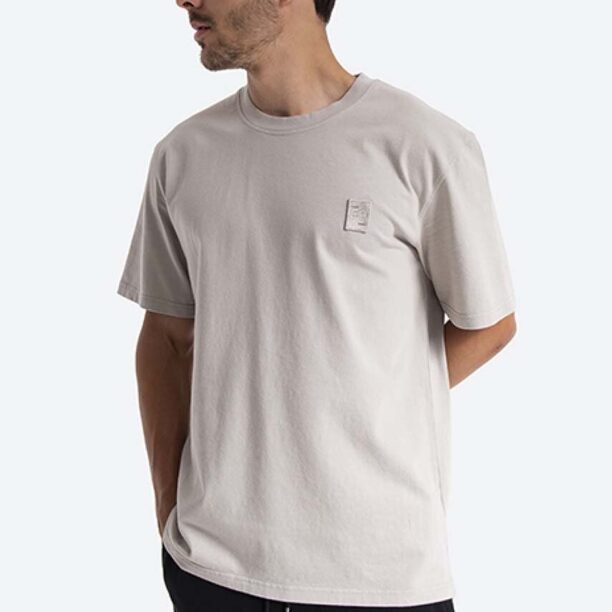 Filling Pieces tricou din bumbac Lux Tee culoarea maro