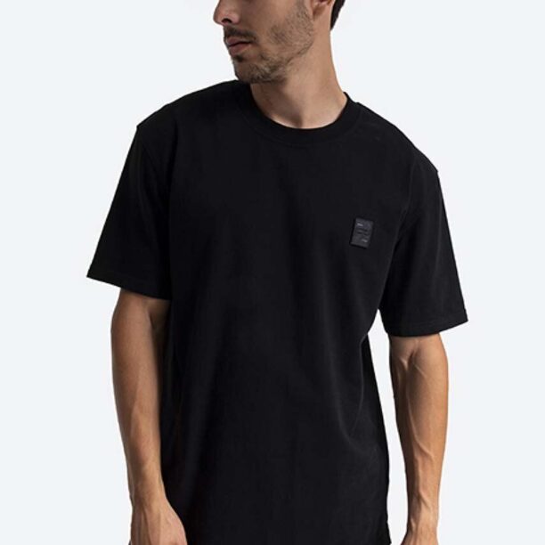 Filling Pieces tricou din bumbac Lux Tee culoarea negru