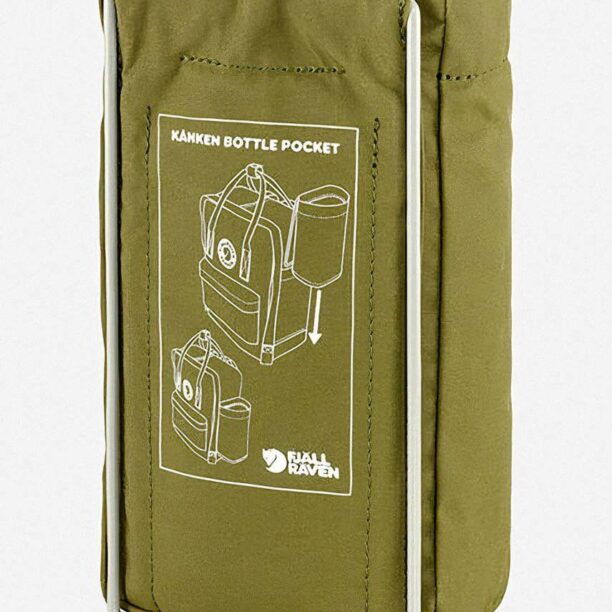 Fjallraven buzunar pentru sticlă culoarea verde F23793.631-631 preţ