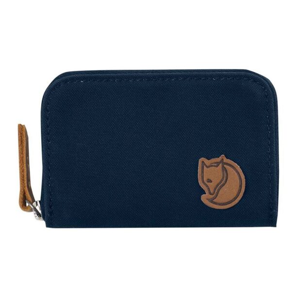 Fjallraven carcasa cardului Zip Card Holder culoarea albastru marin