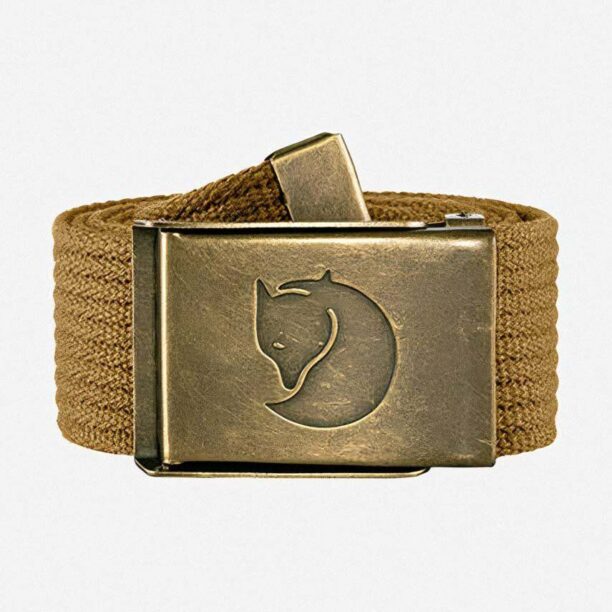 Fjallraven curea Pasek Fjallraven Canvas Brass Belt culoarea bej F77297.232-232