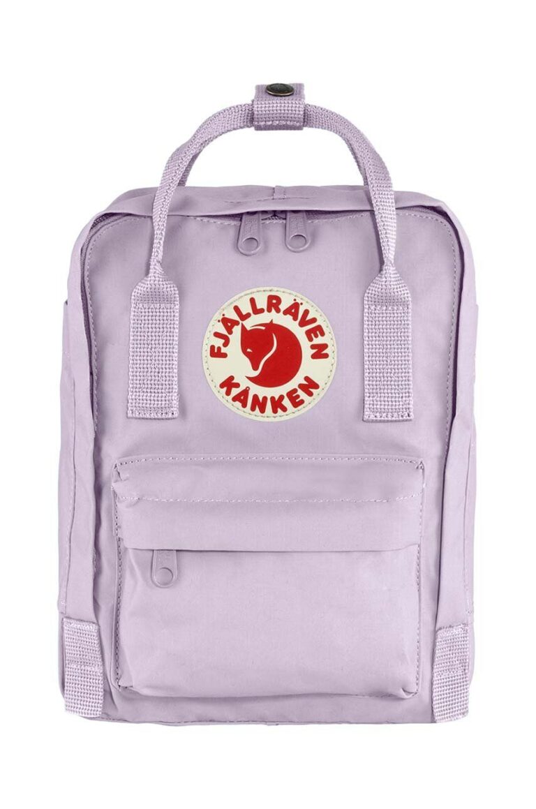 Fjallraven ghiozdan copii Kanken Mini culoarea violet