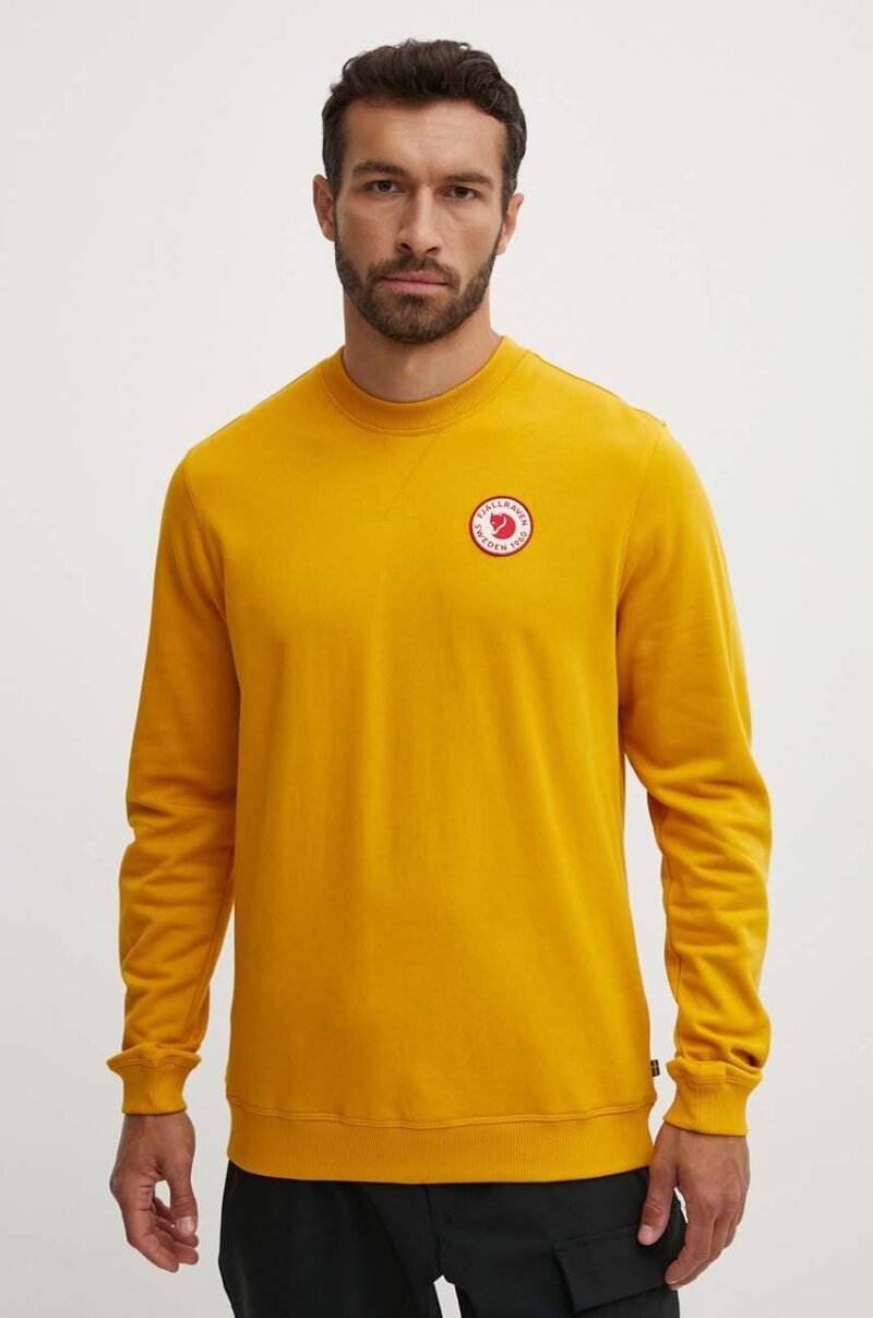 Fjallraven hanorac de bumbac 1960 Logo Badge Sweater bărbați