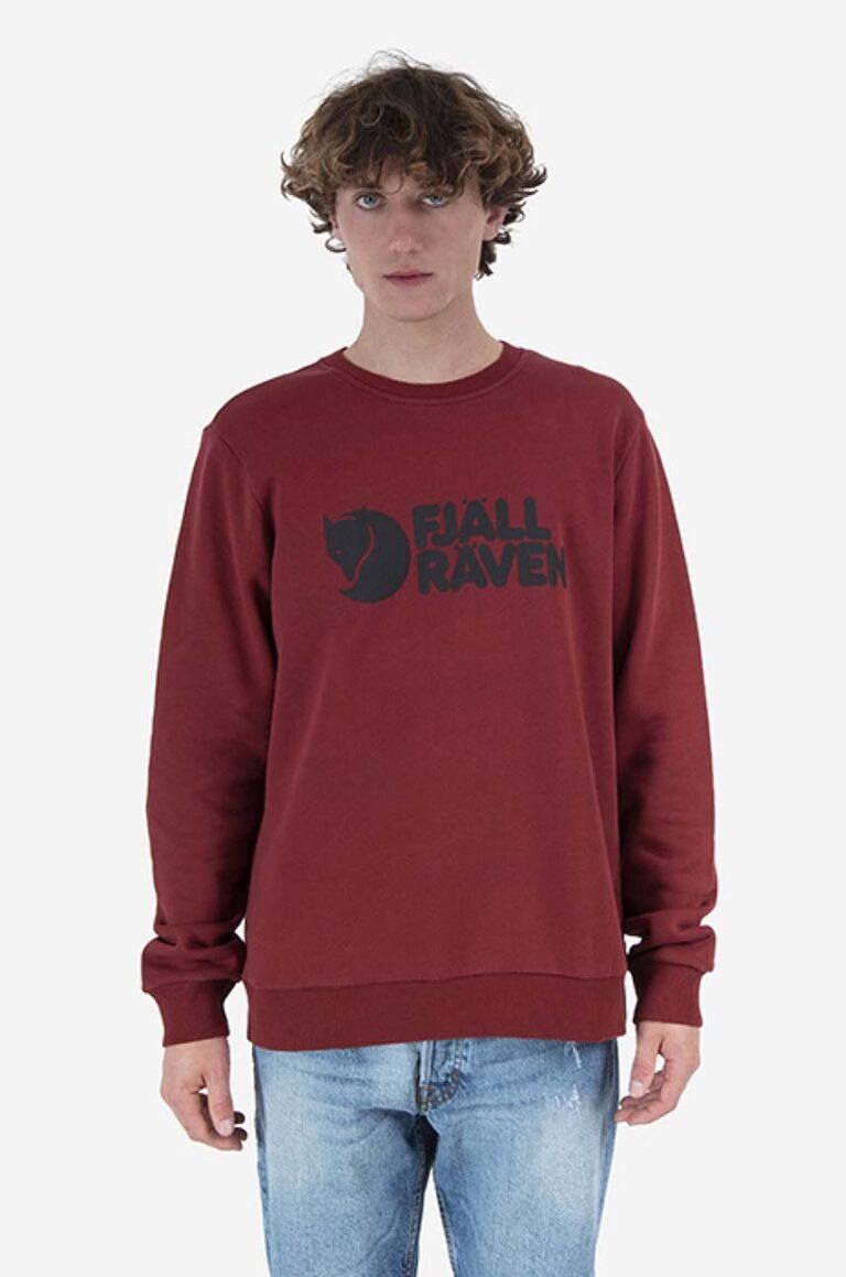 Fjallraven hanorac de bumbac Logo Sweater barbati