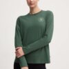 Fjallraven longsleeve din bumbac 1960 Logo culoarea verde