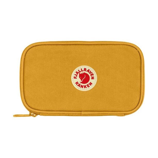 Fjallraven portofel Kanken Travel Wallet culoarea galben