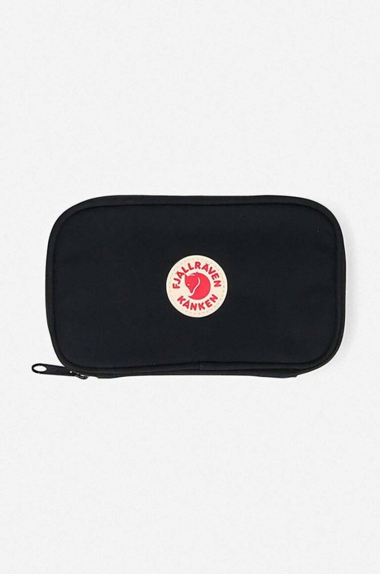 Fjallraven portofel Kanken Travel Wallet culoarea negru F23781