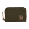 Fjallraven portofel Zip Card Holder culoarea verde