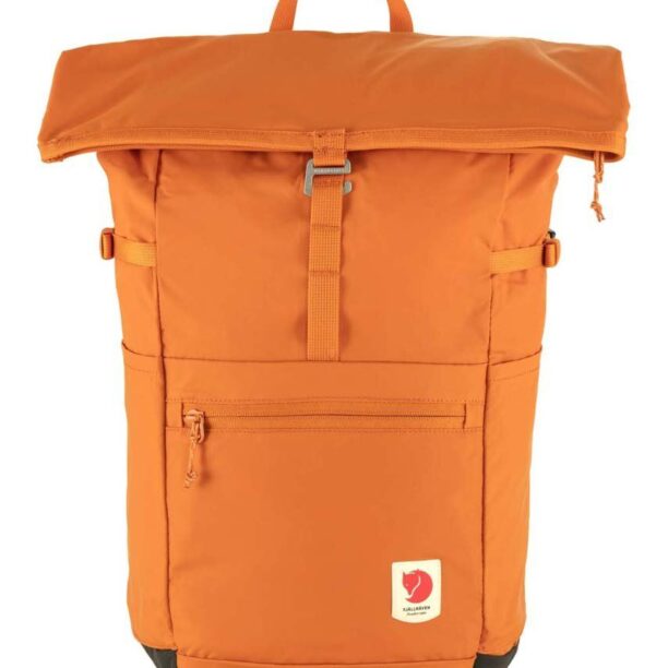 Fjallraven rucsac High Coast Foldsack 24 culoarea portocaliu