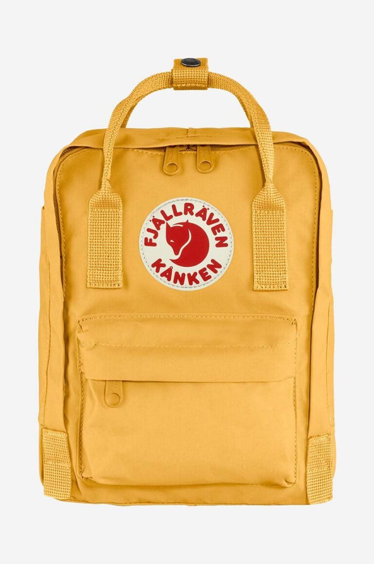 Fjallraven rucsac Kanken Mini culoarea galben