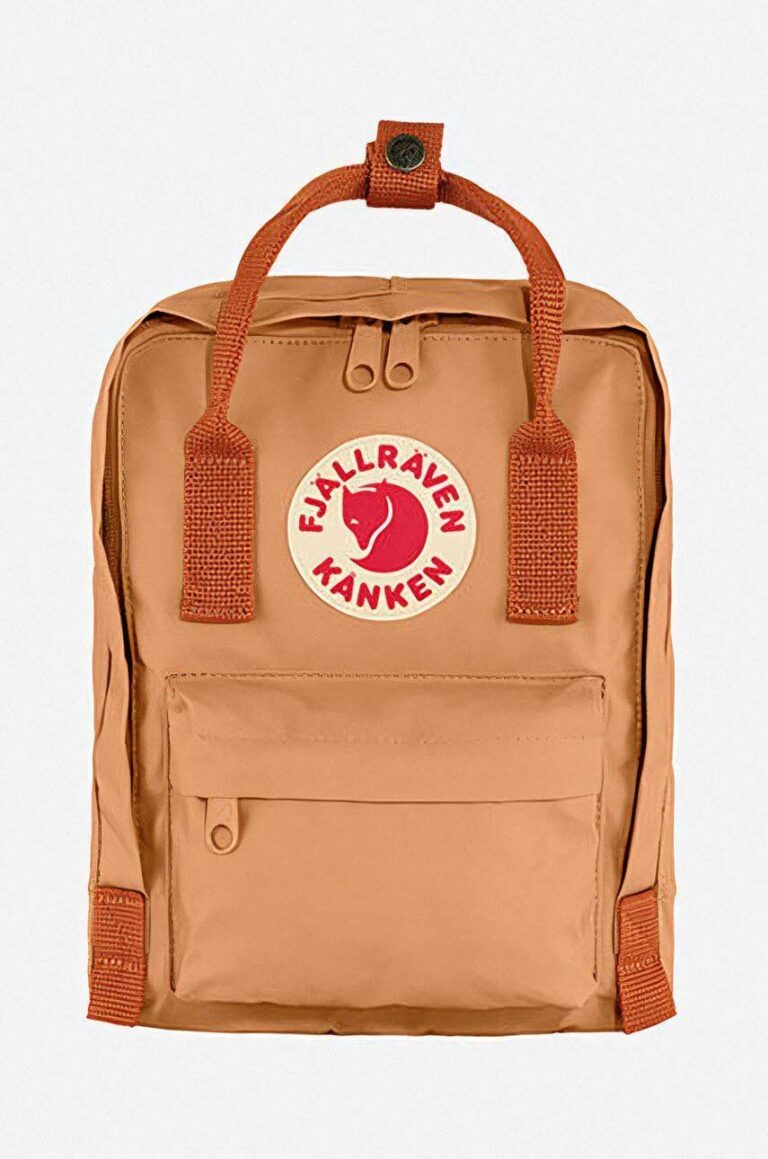 Fjallraven rucsac Kanken Mini culoarea portocaliu