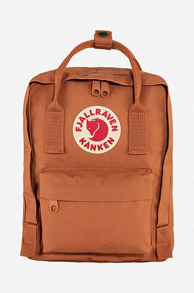 Fjallraven rucsac Kanken Mini culoarea portocaliu