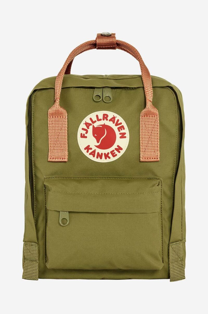 Fjallraven rucsac Kanken Mini culoarea verde