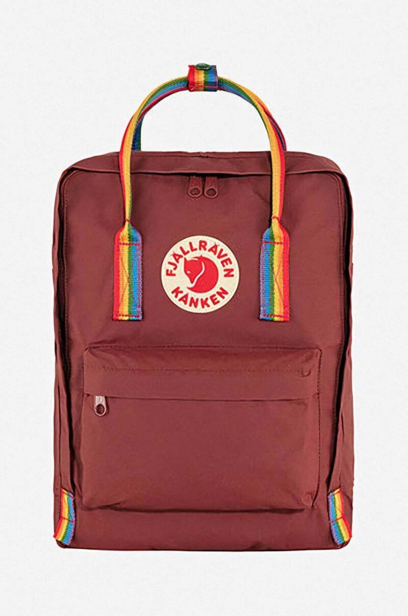 Fjallraven rucsac Kanken Rainbow culoarea roșu