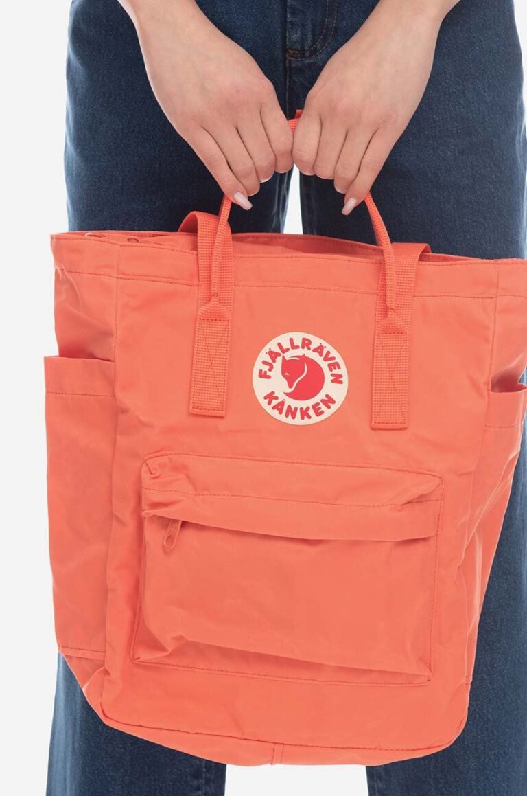 Fjallraven rucsac Kanken Totepack culoarea portocaliu