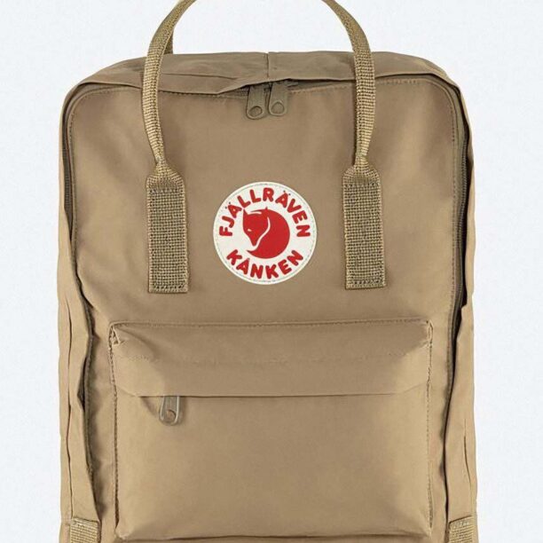 Fjallraven rucsac Kanken culoarea bej