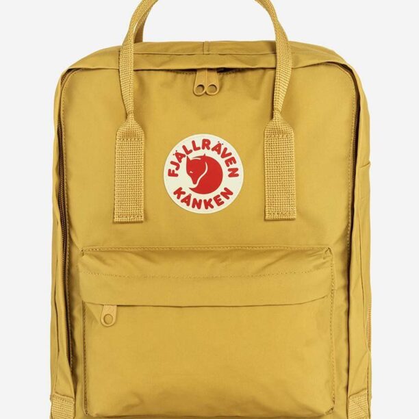 Fjallraven rucsac Kanken culoarea galben