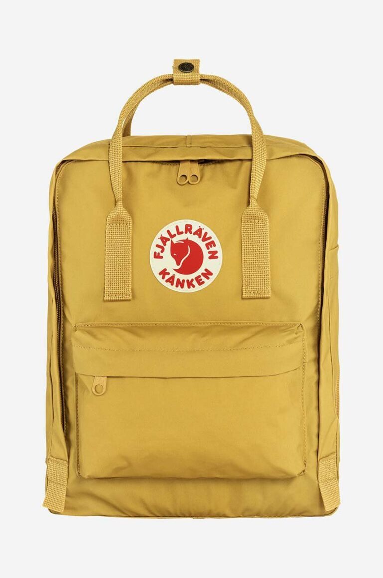 Fjallraven rucsac Kanken culoarea galben