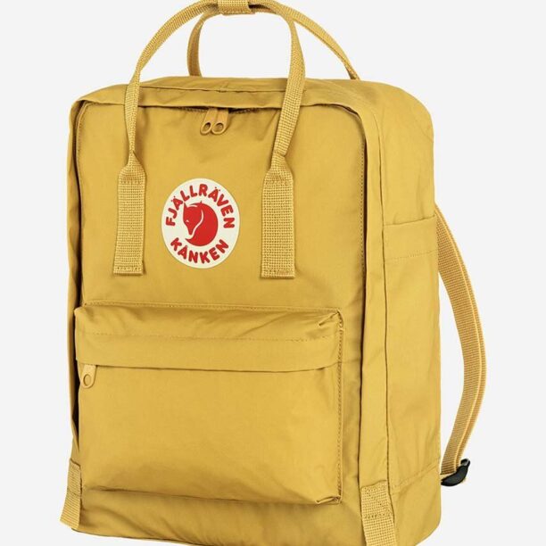 Fjallraven rucsac Kanken culoarea galben