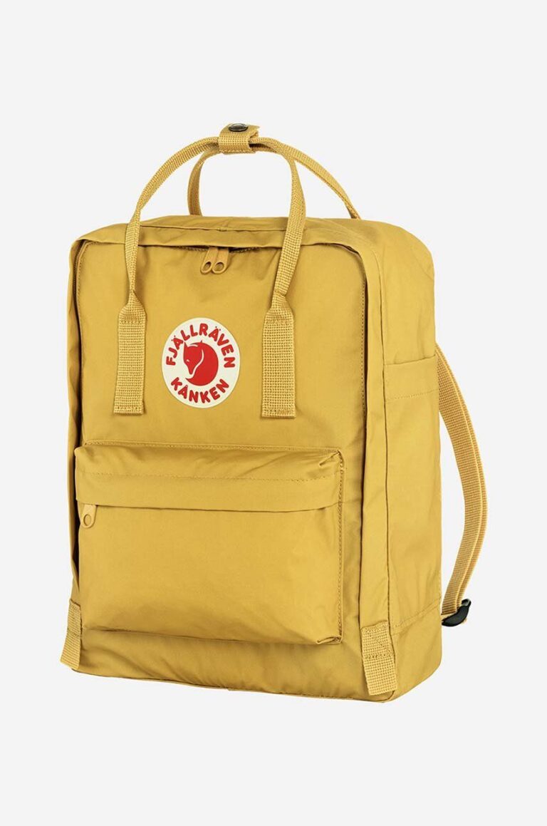 Fjallraven rucsac Kanken culoarea galben