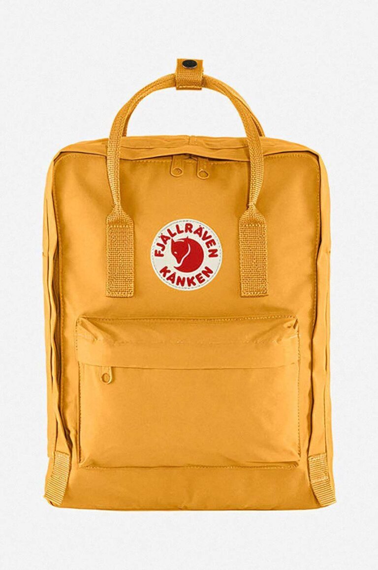 Fjallraven rucsac Kanken culoarea galben