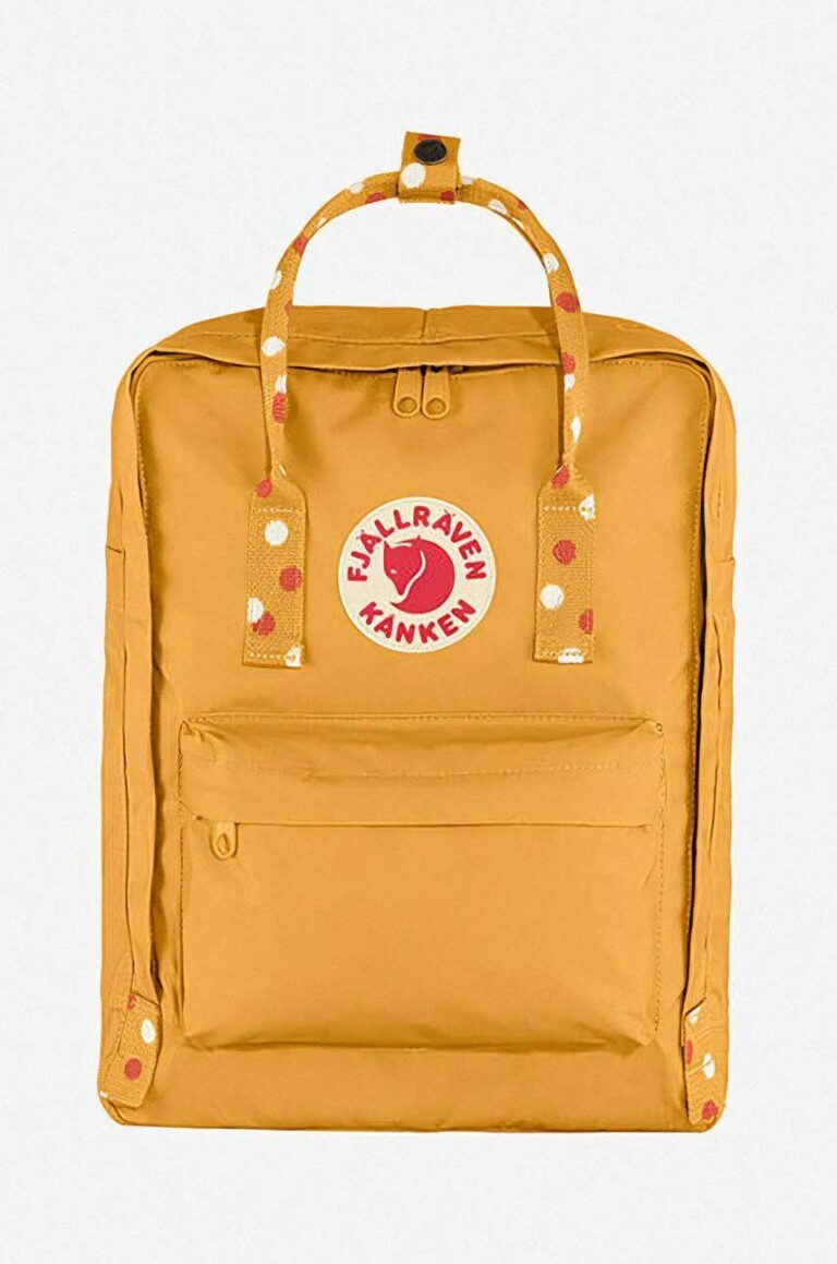 Fjallraven rucsac Kanken culoarea galben