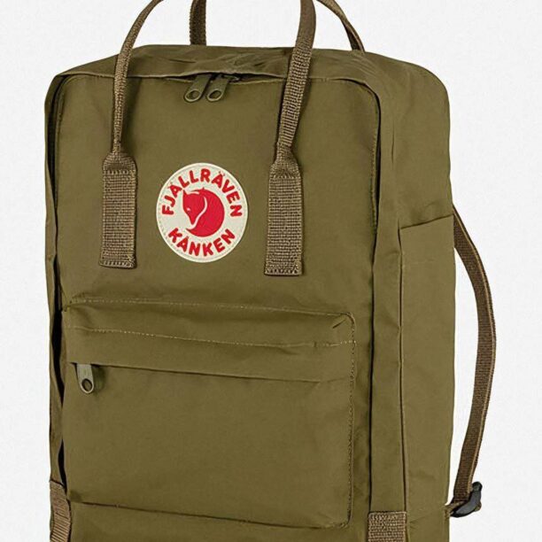 Fjallraven rucsac Kanken culoarea verde