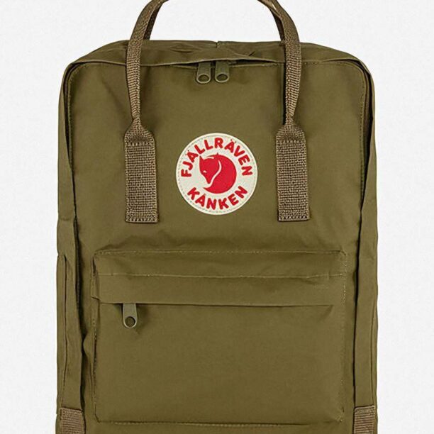 Fjallraven rucsac Kanken culoarea verde