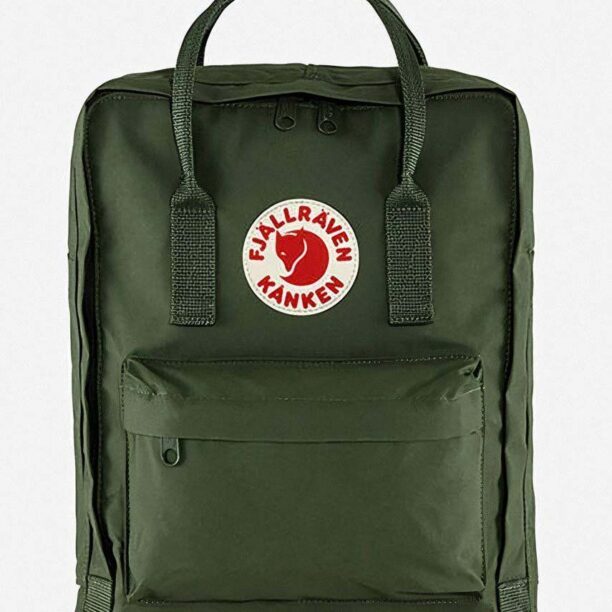 Fjallraven rucsac Kanken culoarea verde