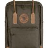 Fjallraven rucsac Kanken no. 2 Laptop 15 culoarea verde