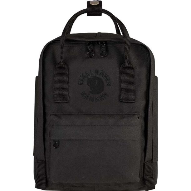 Fjallraven rucsac Re-Kanken Mini culoarea negru