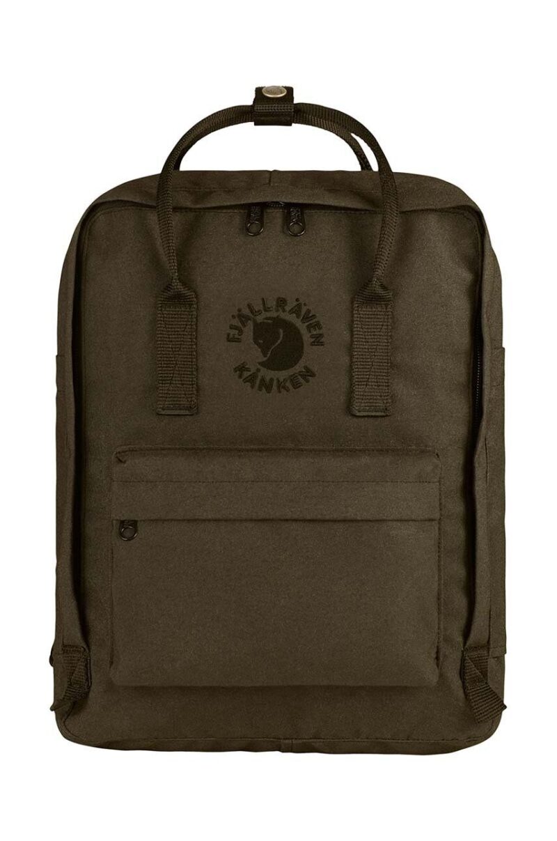 Fjallraven rucsac Re-Kanken culoarea verde