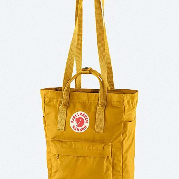 Fjallraven rucsac culoarea galben