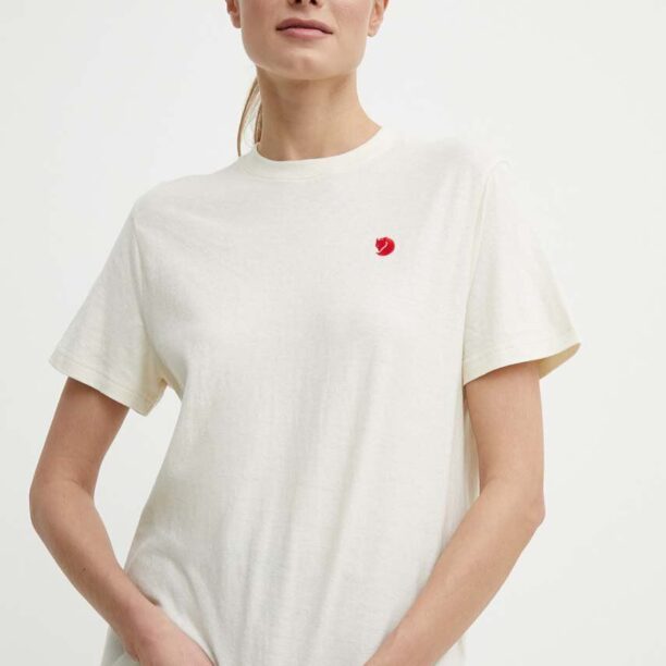 Fjallraven tricou Hemp Blend T-shirt femei