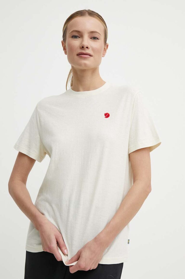 Fjallraven tricou Hemp Blend T-shirt femei