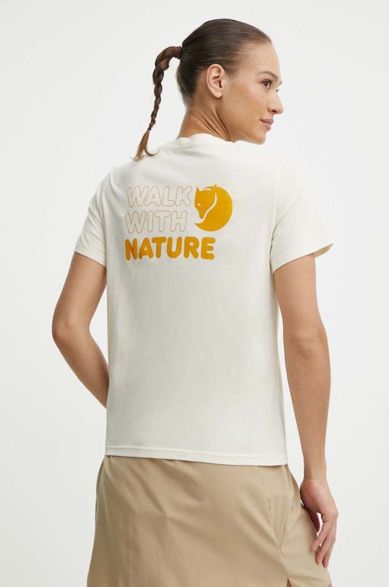 Fjallraven tricou Walk With Nature femei