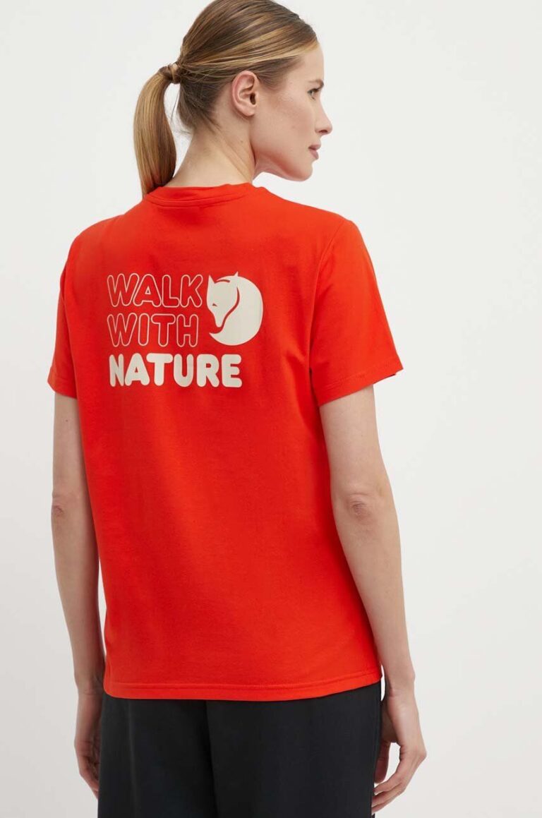 Fjallraven tricou Walk With Nature femei