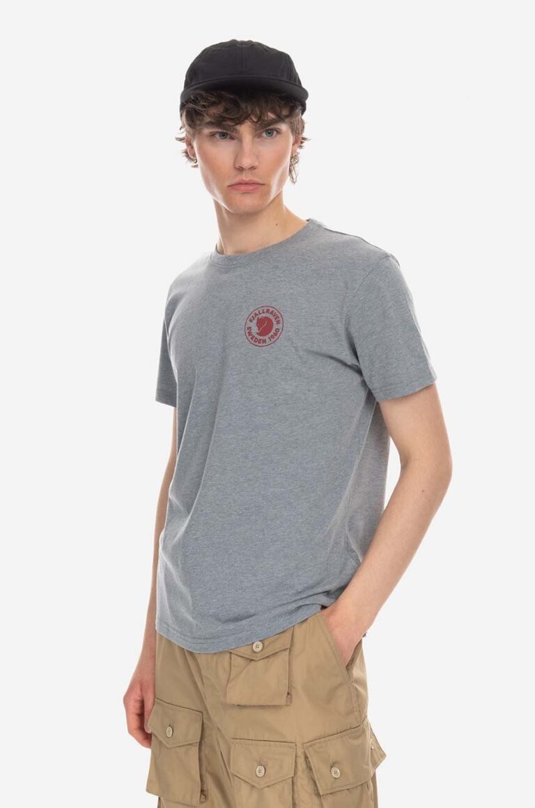 Fjallraven tricou culoarea gri