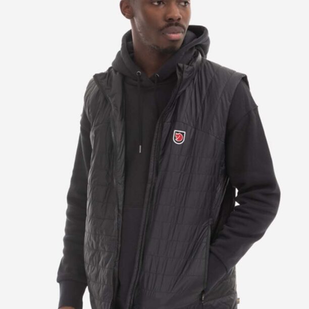 Fjallraven vestă Expedition X-Lätt culoarea negru F87076-550